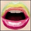 Gif animé bouche ouverte